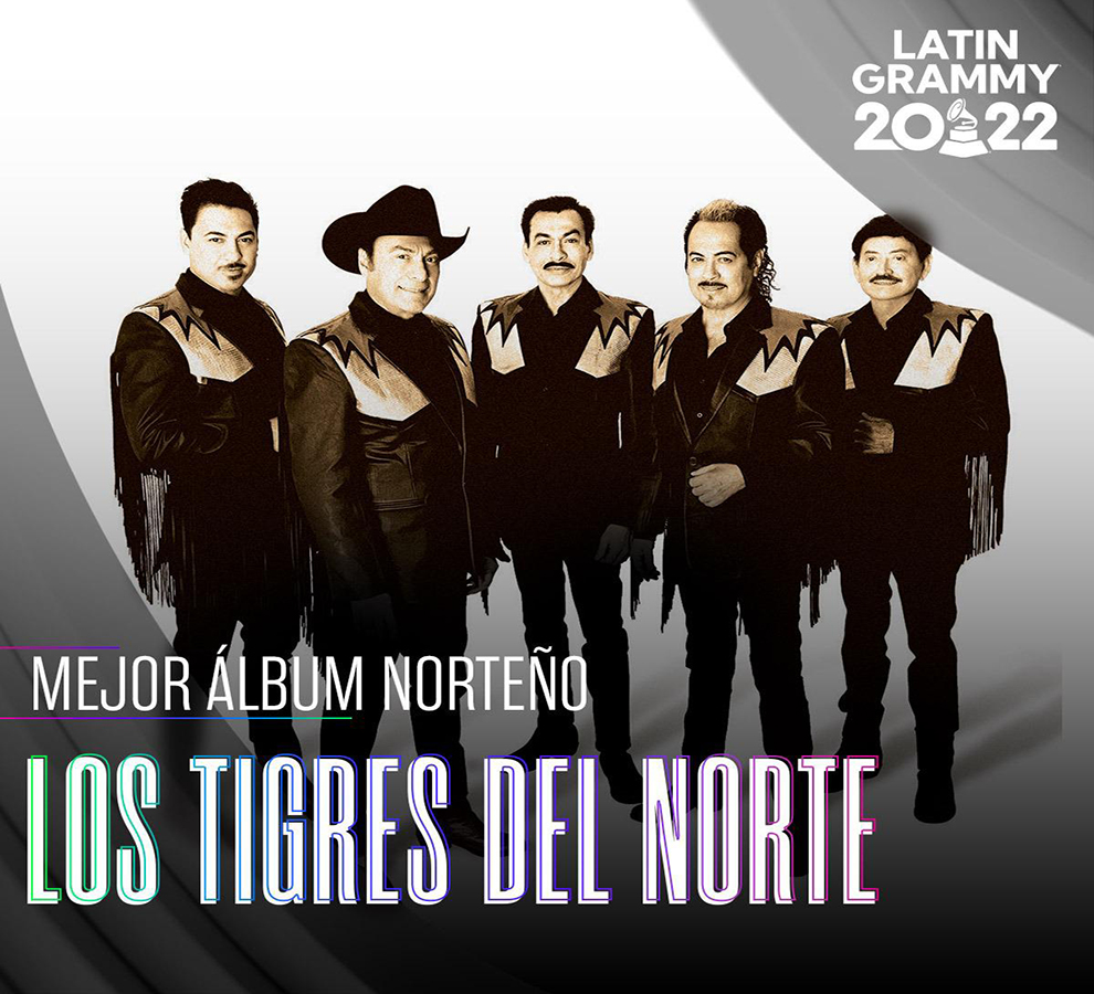 Los Tigres del Norte nominados al Latin Grammy 2022 por “Mejor Álbum de Música Norteña”