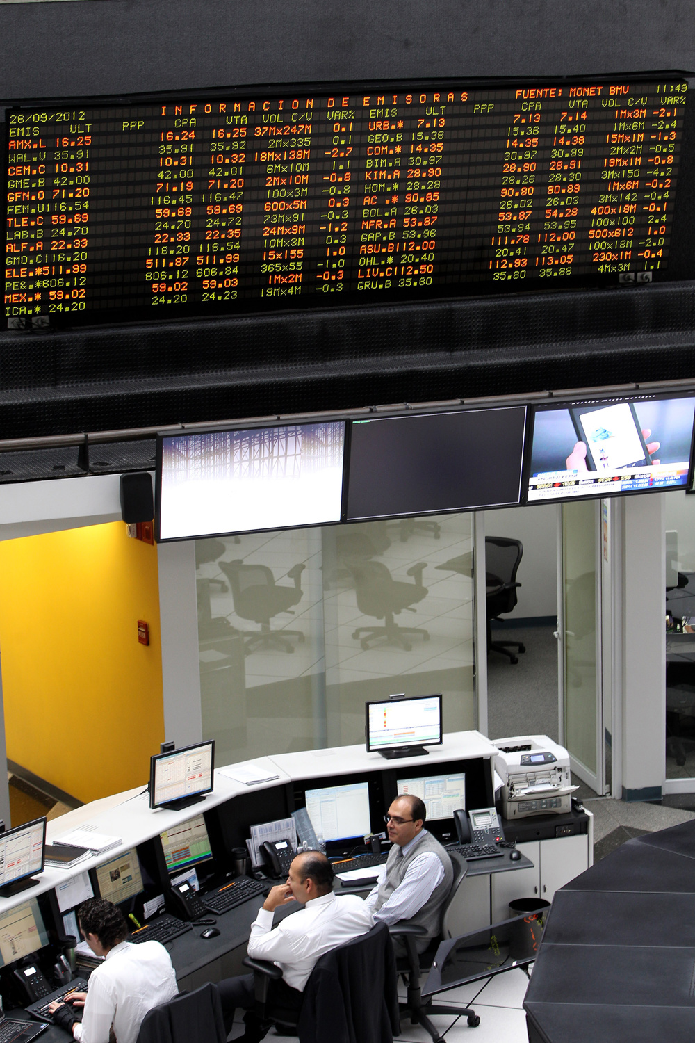 La Bolsa mexicana ganó un 0,3 % y suma tres sesiones cerrando en positivo