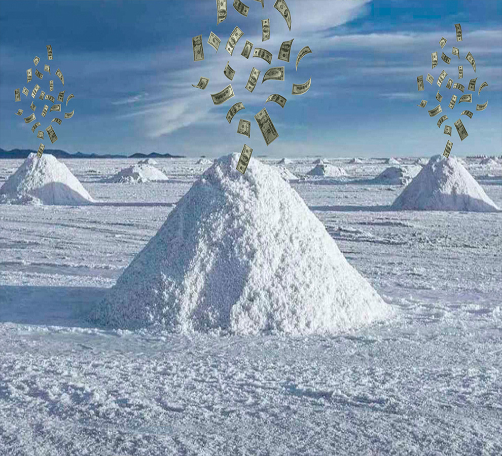 Demanda mundial de litio alcanzará los 2,1 millones de toneladas para 2030