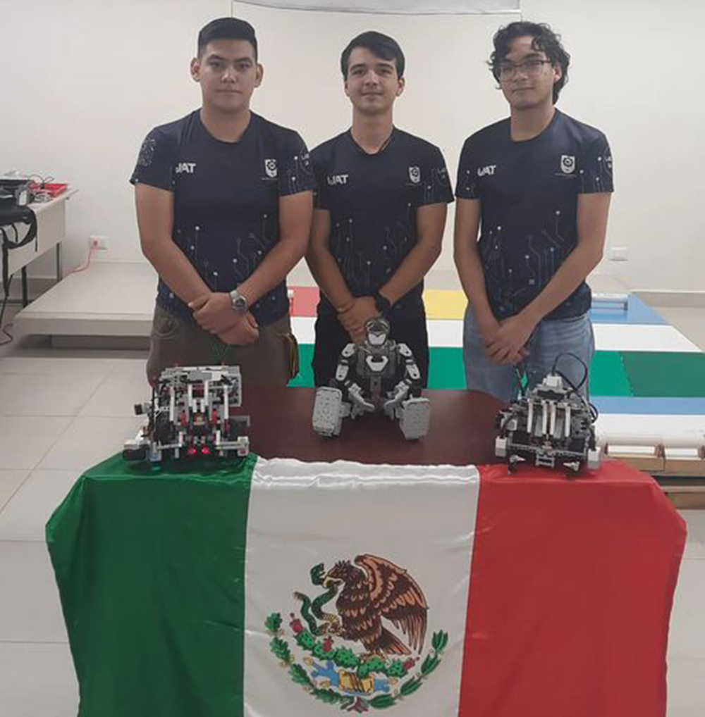 Estudiantes de la UAT representarán a México en torneo latinoamericano de robótica