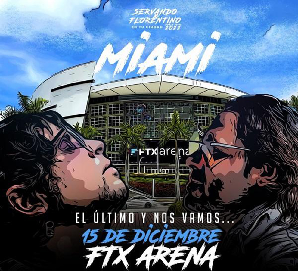 Servando y Florentino regresarán a Miami con “El Ultimo y Nos Vamos, En Tu Ciudad Tour”
