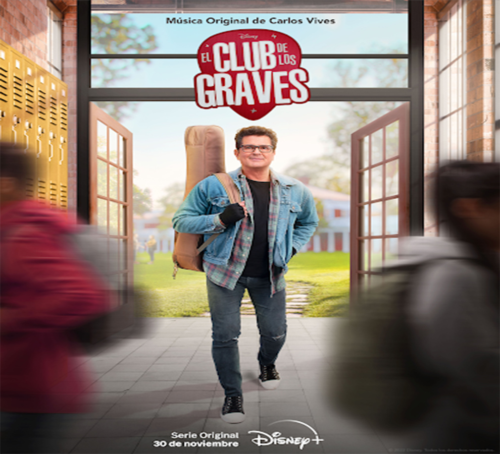  Carlos Vives llega a Disney en la serie “El club de los graves”
