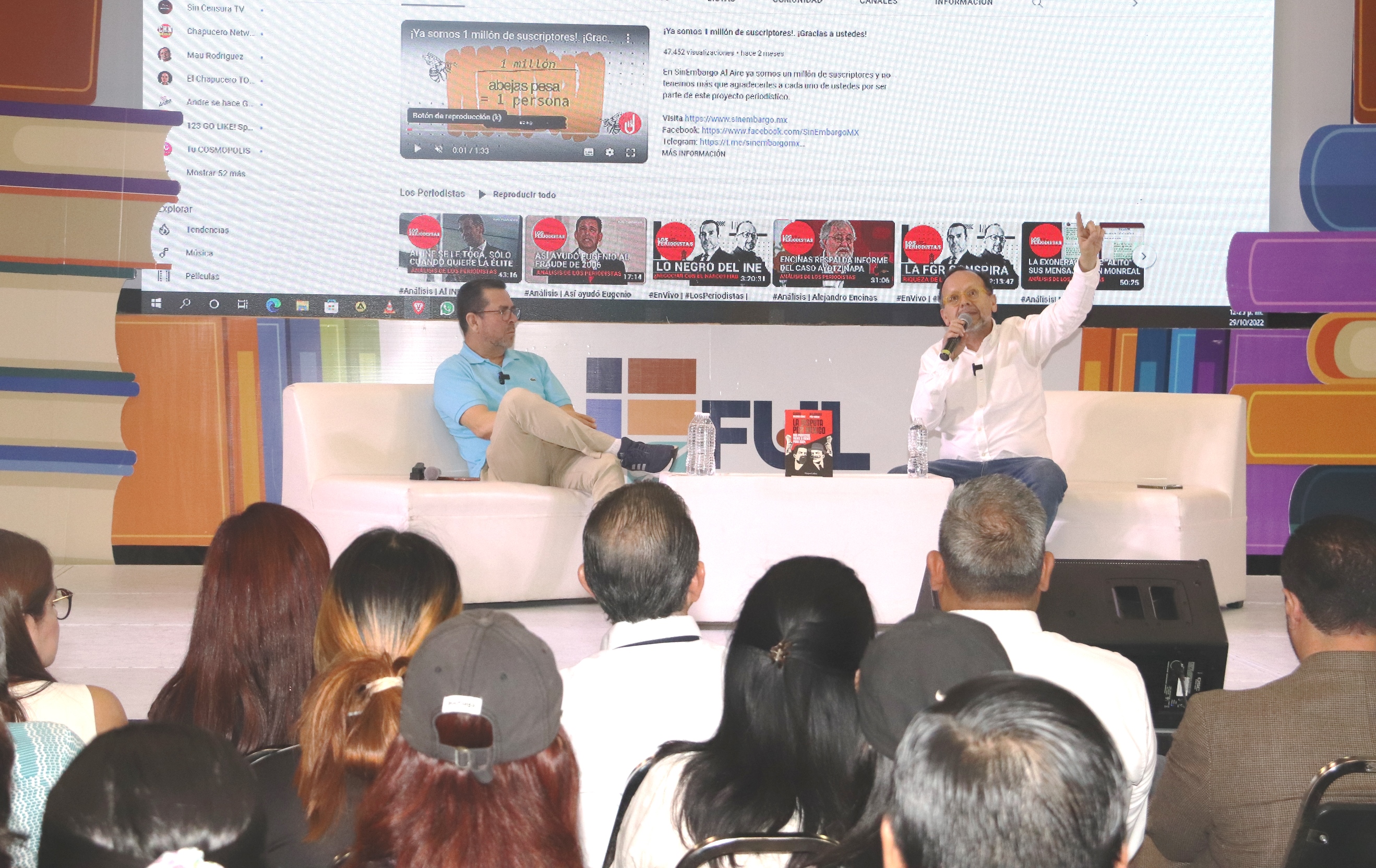 Presentan en la FUL UAT el libro “La disputa por México, dos proyectos frente a frente para el 2024”