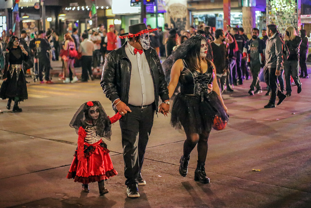 El Halloween se arraiga en la frontera norte de México pese al Día de Muertos