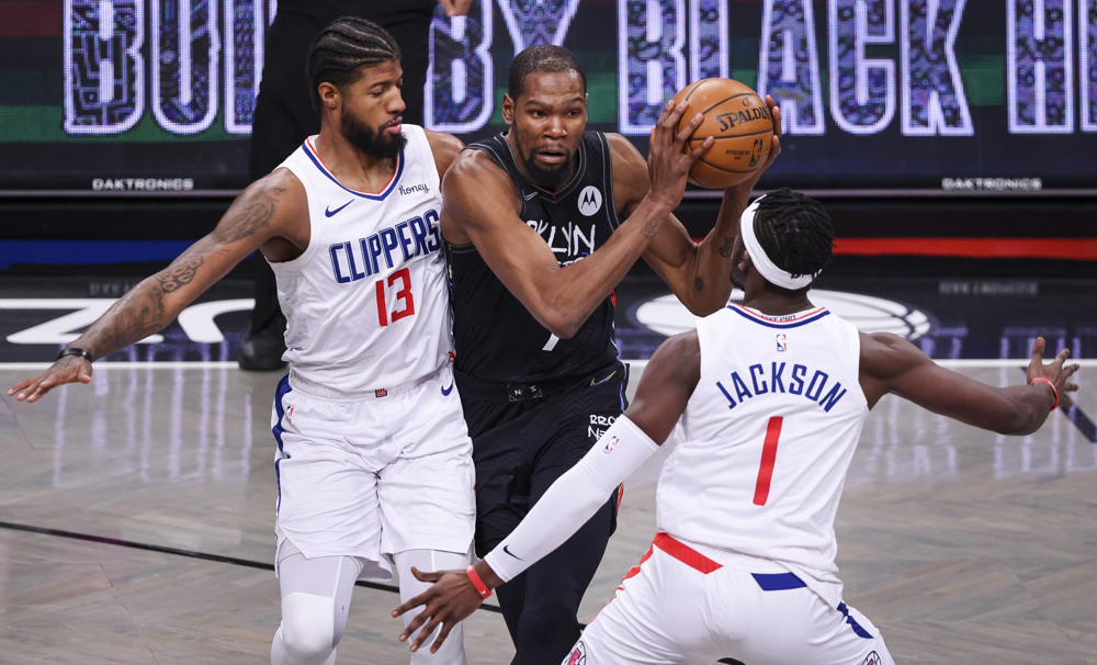 Kevin Durant y Paul George, jugadores de la semana en la NBA