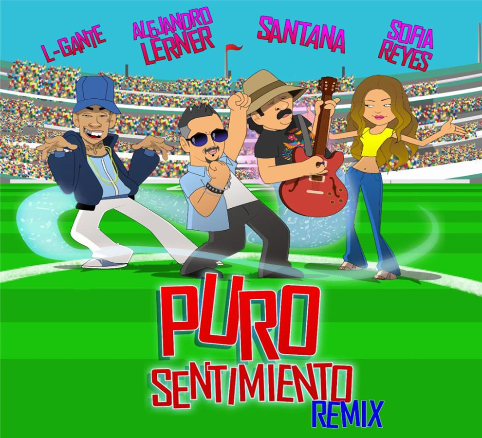 Alejandro Lerner presenta “Puro Sentimiento Remix” junto a Santana, Sofía Reyes y L-Gante