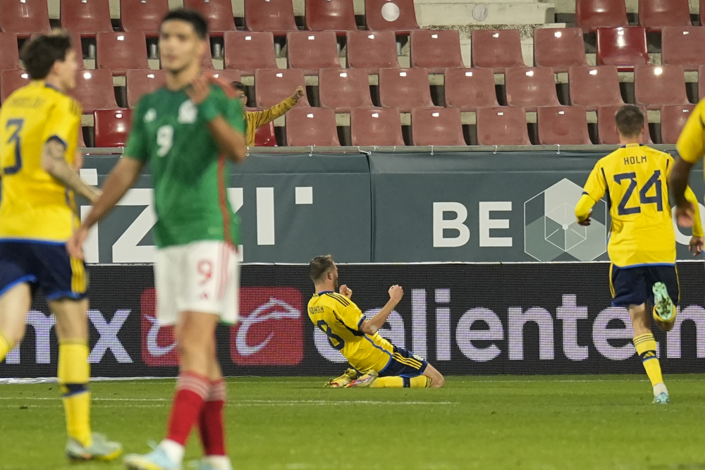 1-2. México cae ante Suecia a las puertas del Mundial