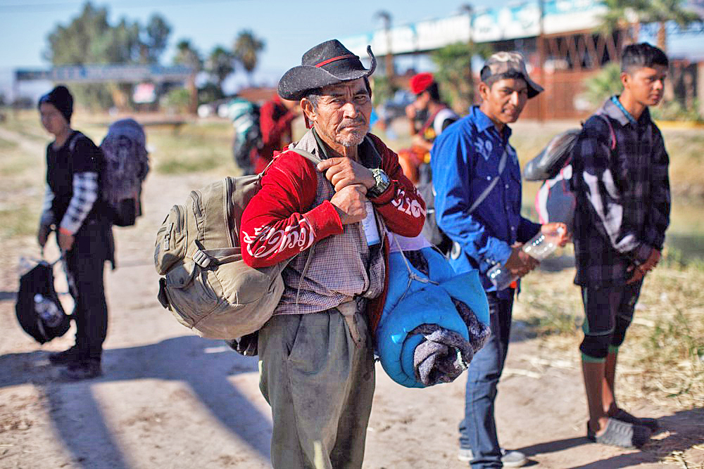 Peregrinación de más de 40 grupos a lo largo de la frontera
