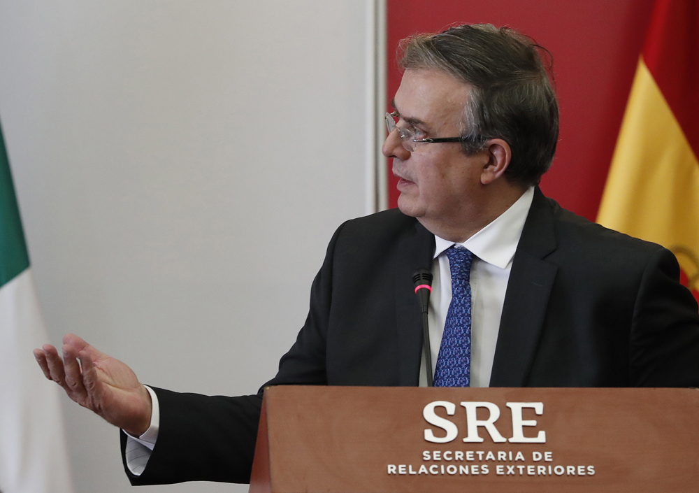 Ebrard viaja a Estados Unidos para reunirse con Blinke