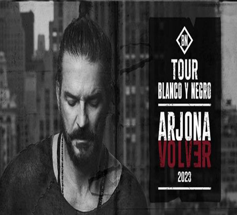 Regresa Arjona a EE.UU. con gira “Blanco y Negro: Volver”