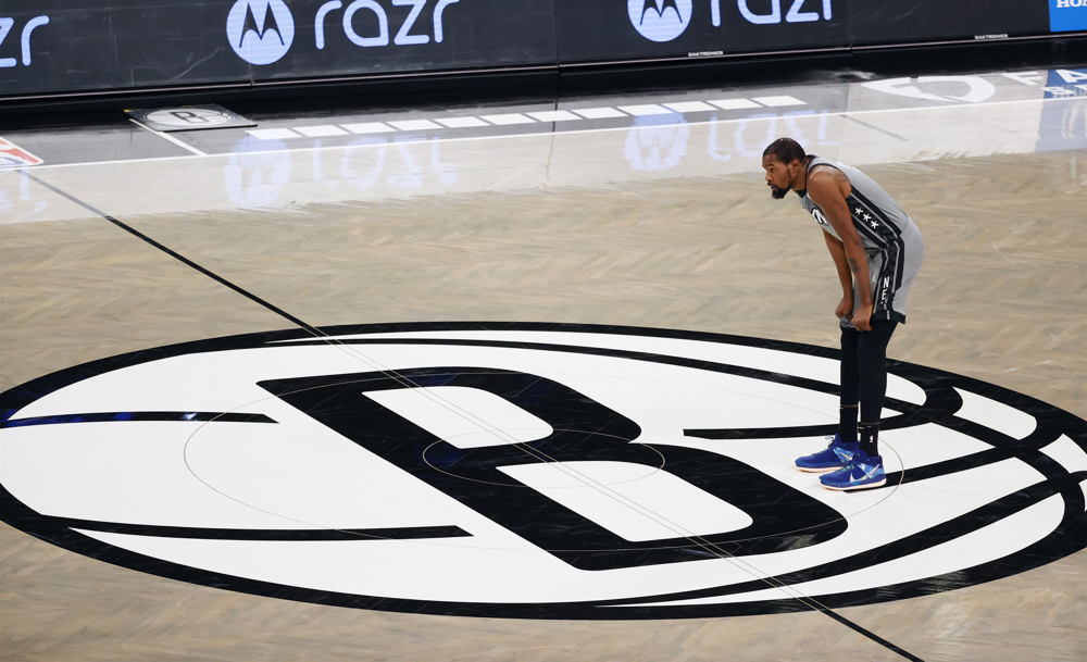Kevin Durant estará dos semanas de baja por una lesión en la rodilla derecha