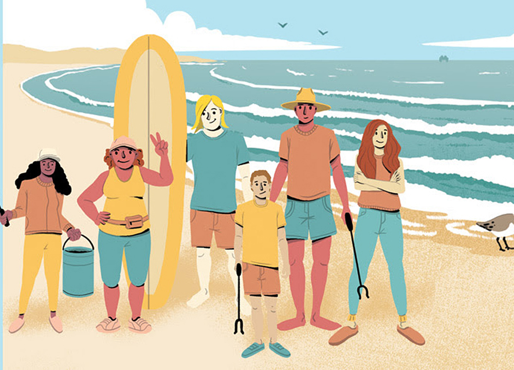 Invitan a registrarse en limpiezas invernales de Adopt-A-Beach 2023