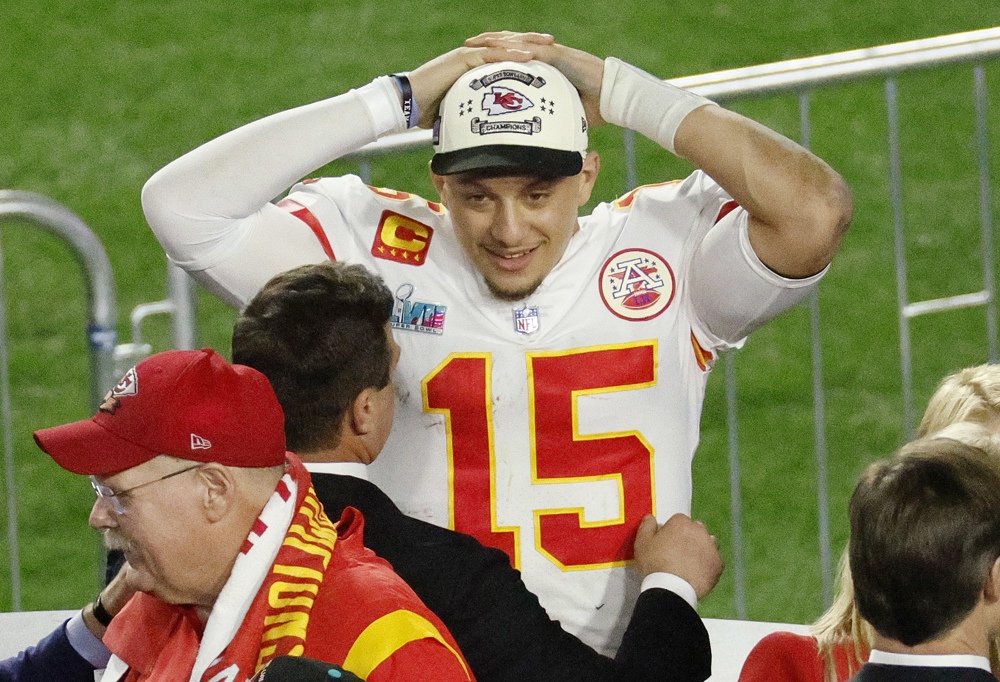 Patrick Mahomes, designado MVP del Super Bowl LVII