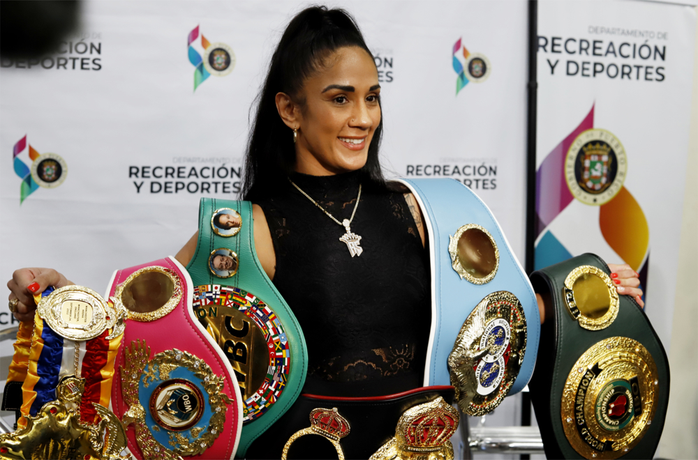 La púgil Amanda Serrano ensalza el “poder” de las mujeres para triunfar