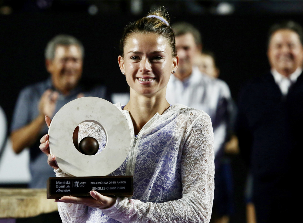 La italiana Camila Giorgi gana el Abierto de Mérida de la WTA
