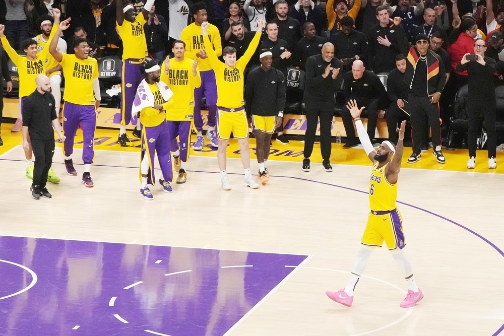 Más de 3 millones de telespectadores vieron el récord de LeBron en EE.UU.