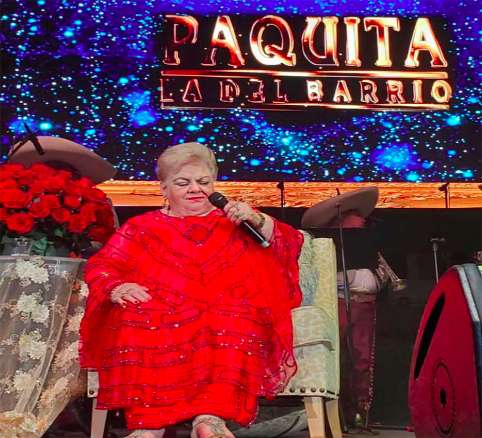Paquita la del Barrio no está delicada, aclara su representante