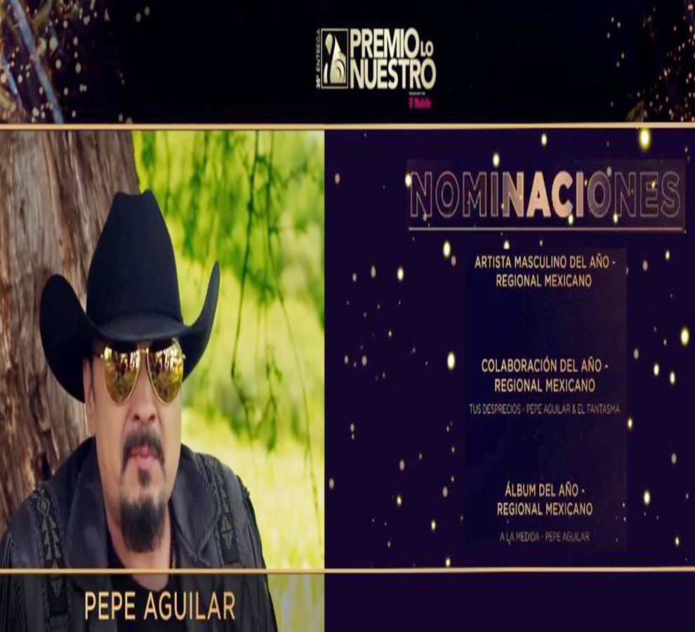 Pepe Aguilar está listo para Premio Lo Nuestro