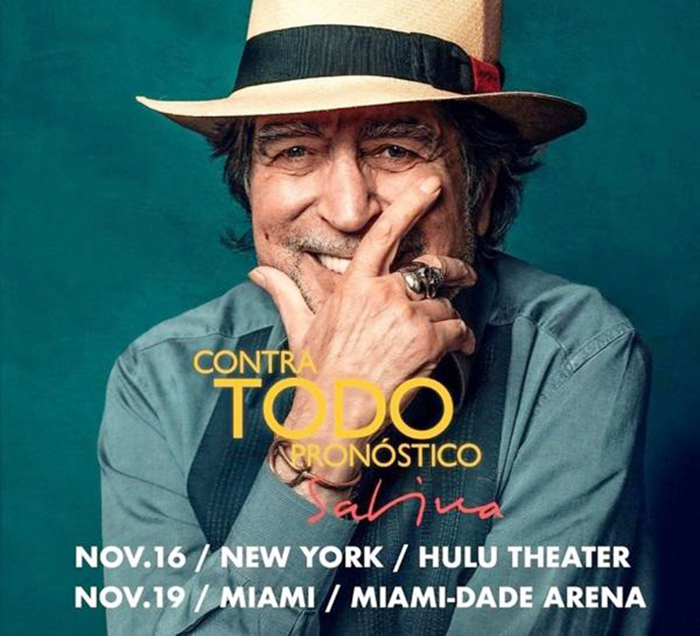 Regresa Joaquín Sabina con su gira mundial “Contra todo pronóstico” 