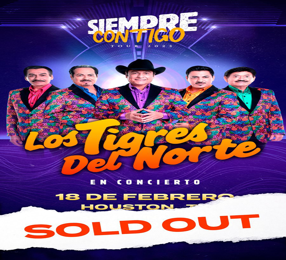 DA INICIO “SIEMPRE CONTIGO TOUR 2023 LOS TIGRES DEL NORTE EN CONCIERTO” CON SOLD OUT