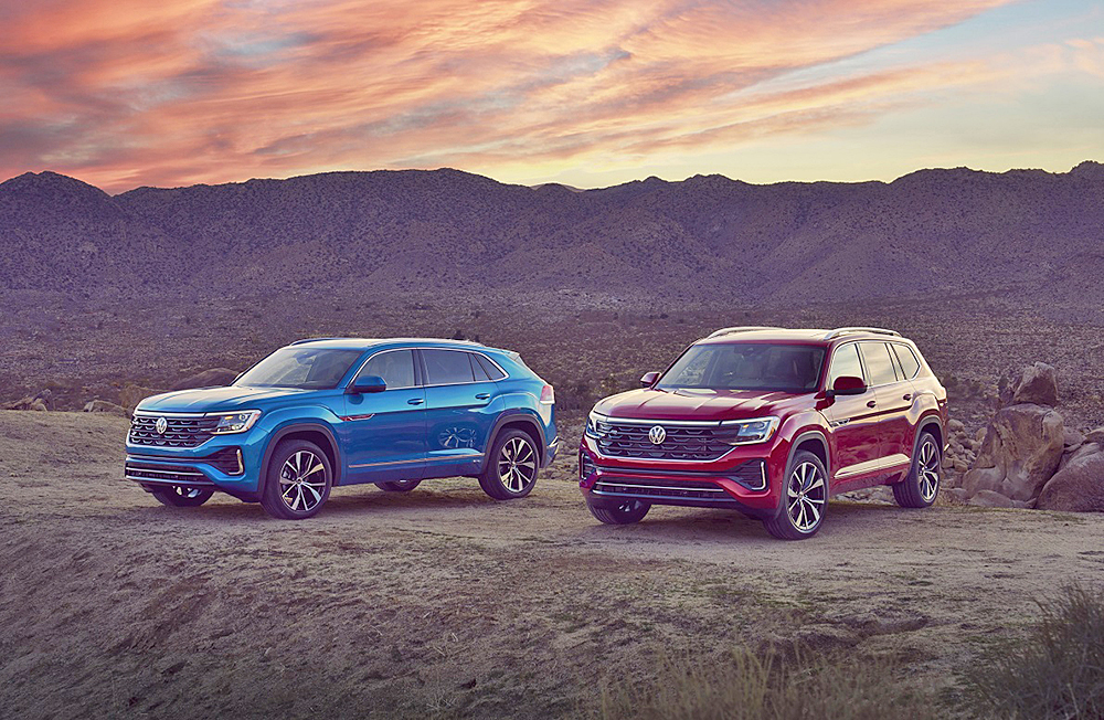 Volkswagen presentó los nuevos Atlas y Atlas Cross Sport del 2024  