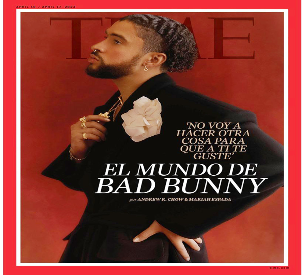 Bad Bunny hace historia al aparecer en la portada de Time en español