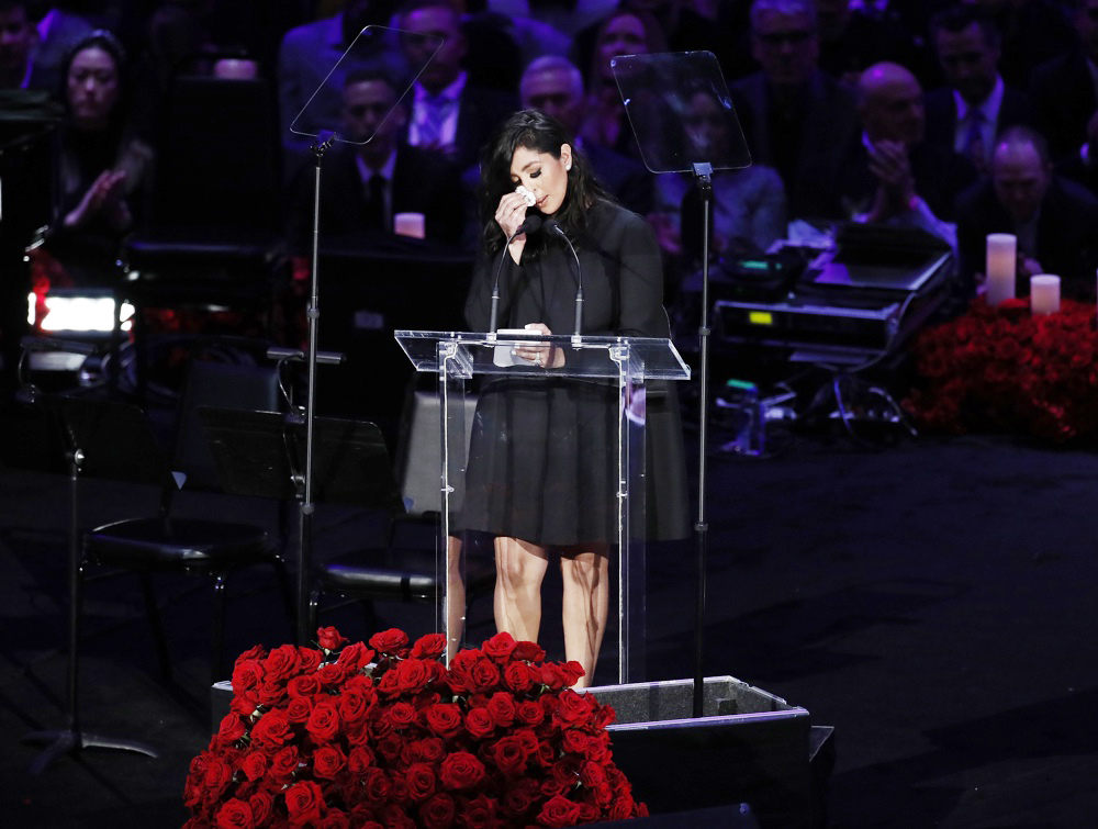 Los Ángeles pagará 30 millones a Vanessa Bryant por fotos del cadáver de Kobe
