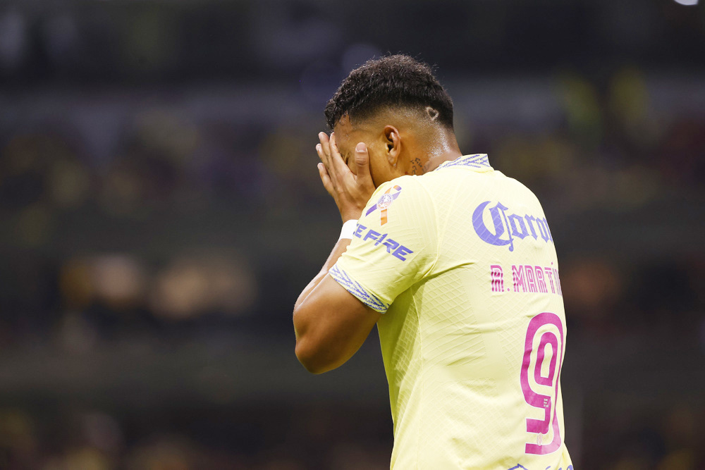 El colombiano Martínez se lesiona y será baja para las Águilas del América