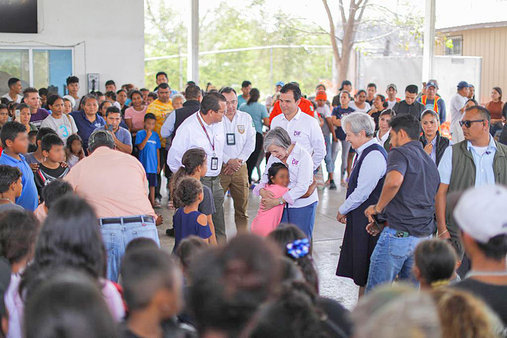 Visita presidente del DIF Tamaulipas el albergue “Senda de Vida”