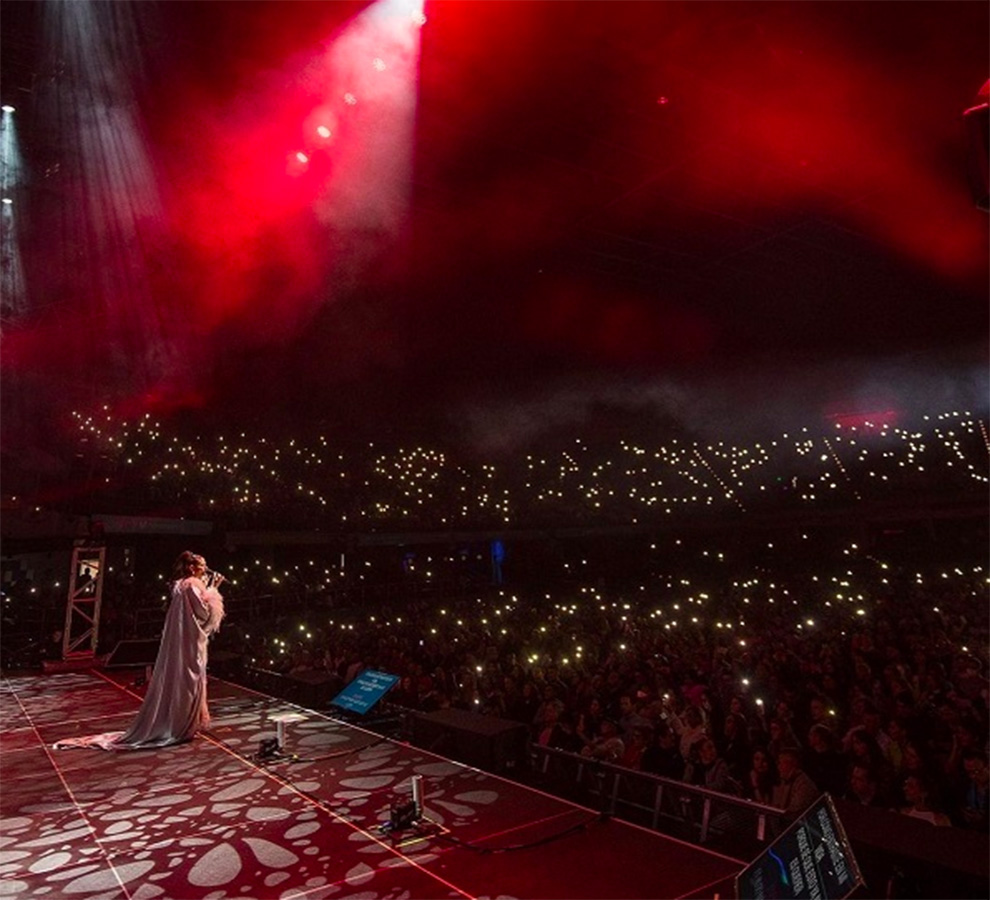 Natalia Jiménez nunca se imaginó llenar el Movistar Arena en Bogotá, el escenario más importante de Colombia