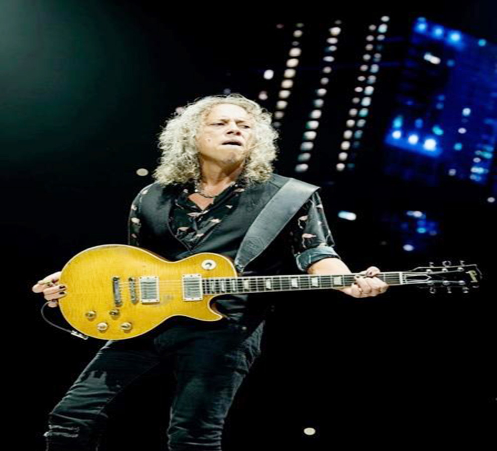 Honra a Kirk Hammett recrear la icónica guitarra Les Paul Standard Burst ‘Greeny’