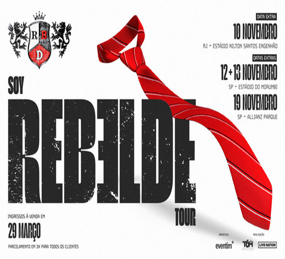 Gracias a la impresionante demanda, RBD anuncia nuevos shows en Brasil