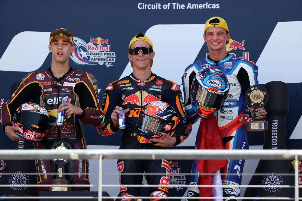 Alex Rins, Pedro Acosta e Iván Ortolá encumbran al motociclismo español