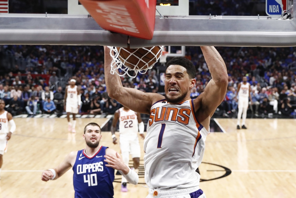 136-130: Booker maravilla y los Suns sellan otra decepción de los Clippers