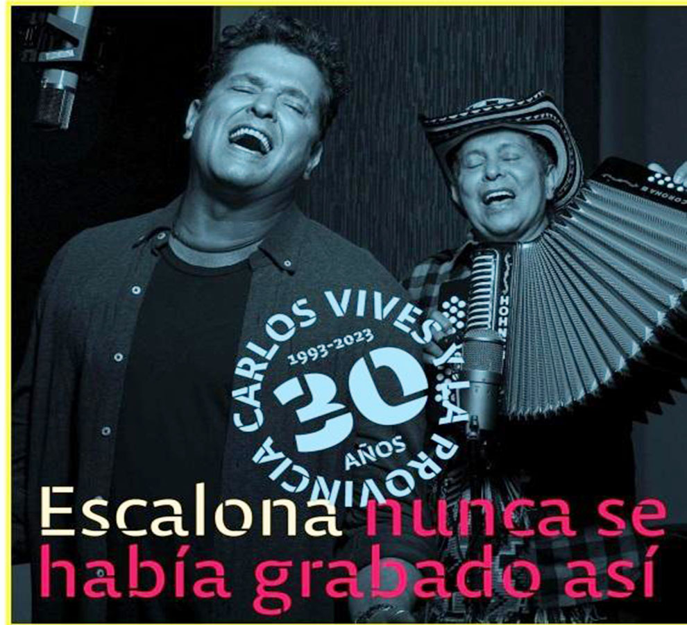“Escalona: Nunca Se Había Grabado Así” el nuevo álbum de Carlos Vives