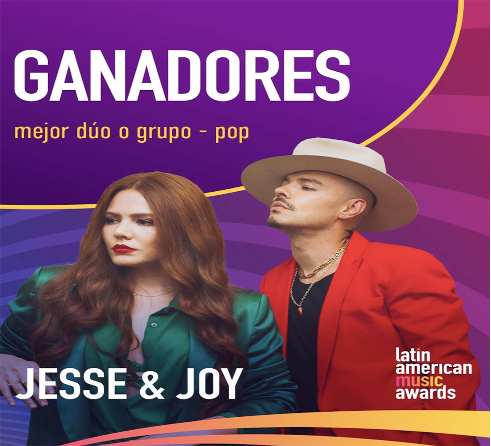 JESSE & JOY celebran su primer Latin American Music Award