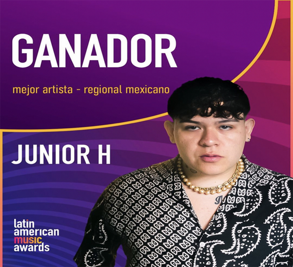 Junio H, el mejor artista del regional mexicano en Latin AMA’s