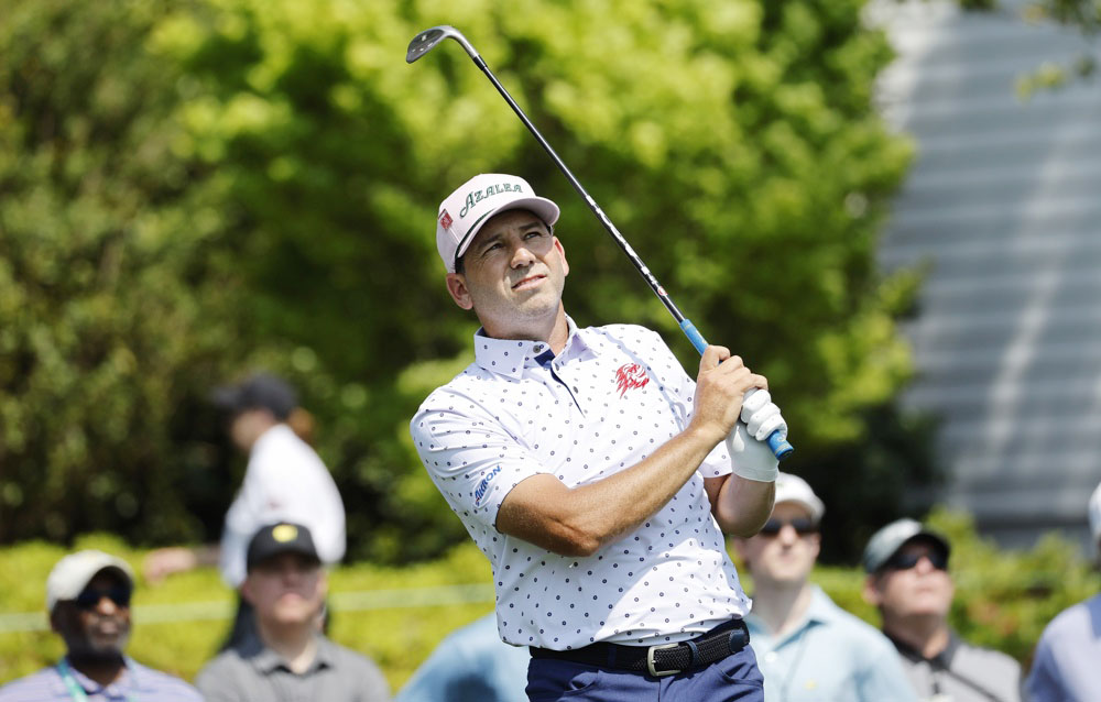 Sergio García disputa el ‘Par 3 Contest’ con el chef José Andrés de caddy