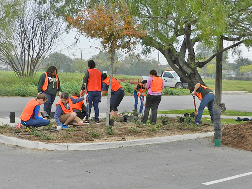 Ha llegado la primavera y los residentes de McAllen están limpiando la ciudad