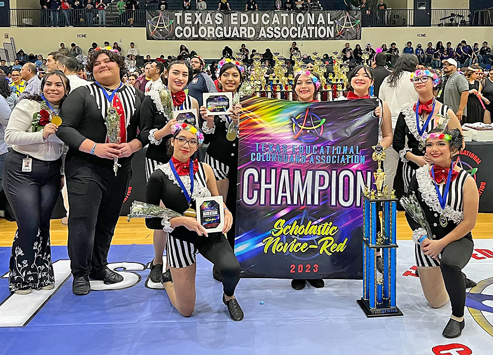 VMHS Colorguard obtiene primer lugar y hace historia