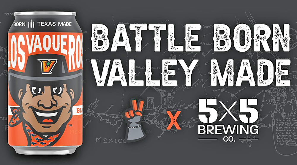 UTRGV Athletics y Cervecería 5×5 se asocian para crear la cerveza Los Vaqueros