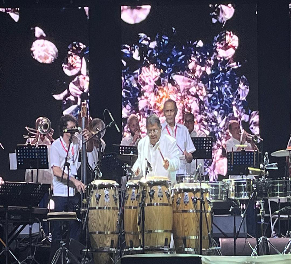 Épico Giovanni Hidalgo en su Concierto Tributo a Tito Puente
