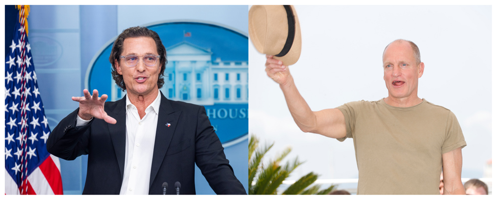 Woody Harrelson y Mathew McConaughey sugieren que podrían ser hermanos