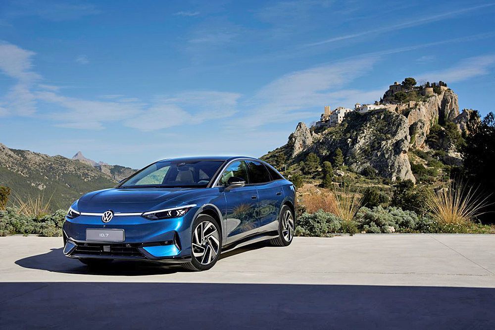 Volkswagen tuvo el estreno mundial del sedán eléctrico ID.7