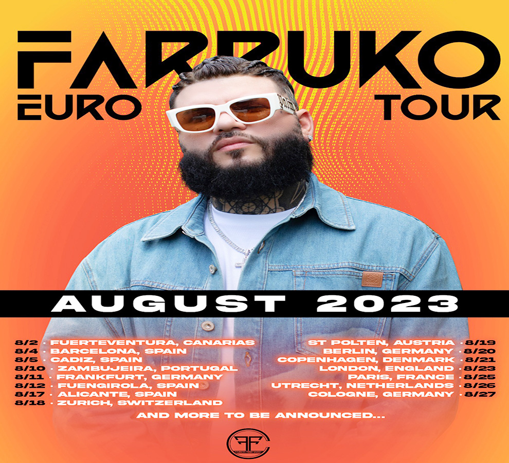 La superestrella mundial FARRUKO anuncia su esperada gira: Euro Tur