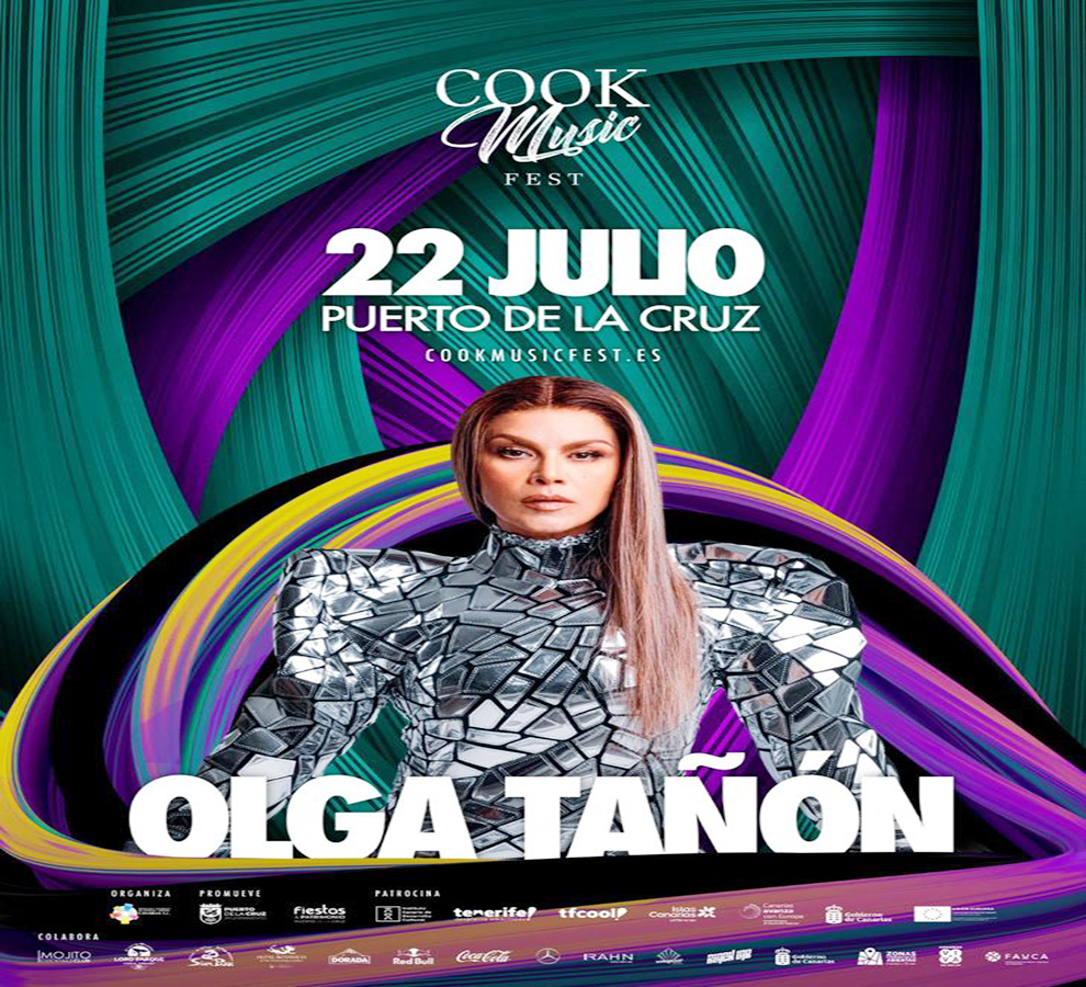 Olga Tañón confirma su participación en el Cook Music Fest.  