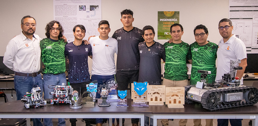 Obtiene UAT primeros lugares de Torneo Mexicano de Robótica 2023