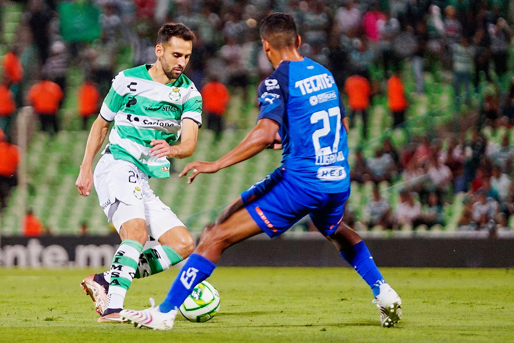 El Monterrey empata sin goles con el Santos en el inicio de los cuartos de final