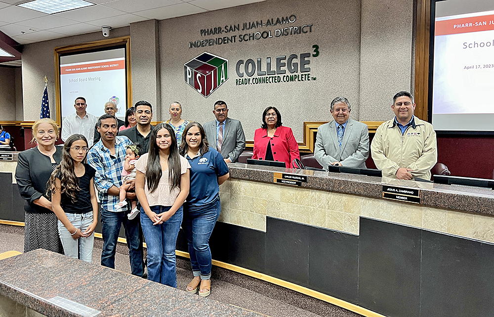 Estudiante de escuela intermedia de PSJA ISD seleccionada para Lone Star Leadership Academy