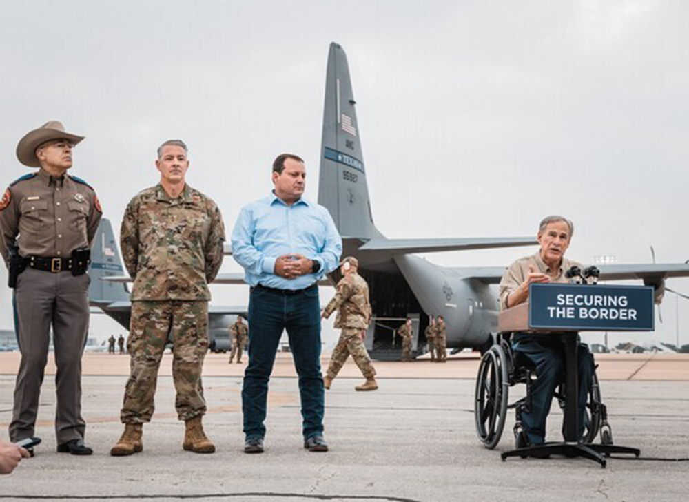 Gobernador Abbott despliega nueva fuerza táctica fronteriza en frontera texana